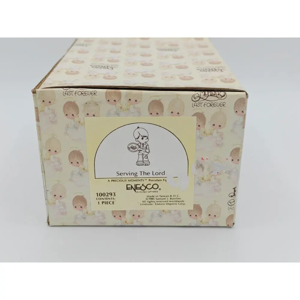 Precious Moments Serving The Lord‎ Porcelain Figurine Enesco 100293 1985